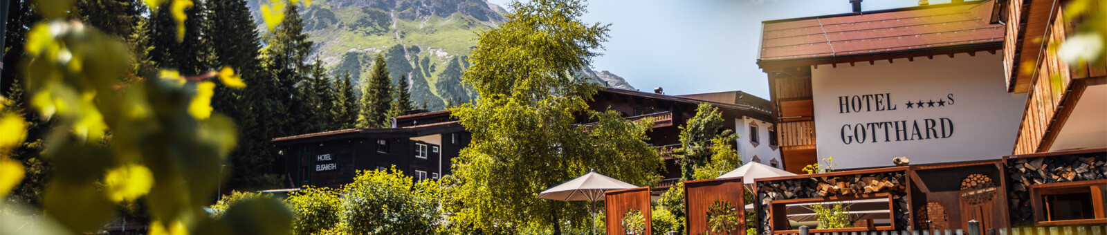     Hotel Gotthard mit Hausberg Omeshorn 